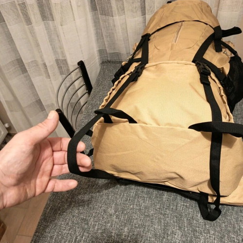 VidaXL Hiking Backpack 80L with Breathable Mesh, New