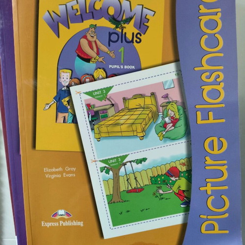 Welcome plus 1 English learning book new with pictures for young classes