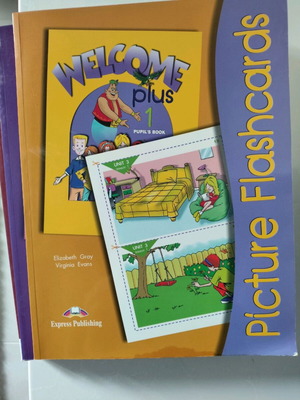 Welcome plus 1 English learning book new with pictures for young classes
