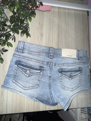 Stradivarius low waist jean like new, blue turquoise, size XS
