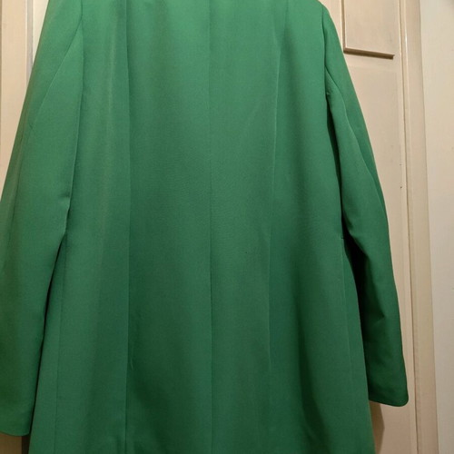 Oversized Cossinelle women's jacket new green No 3 with one button