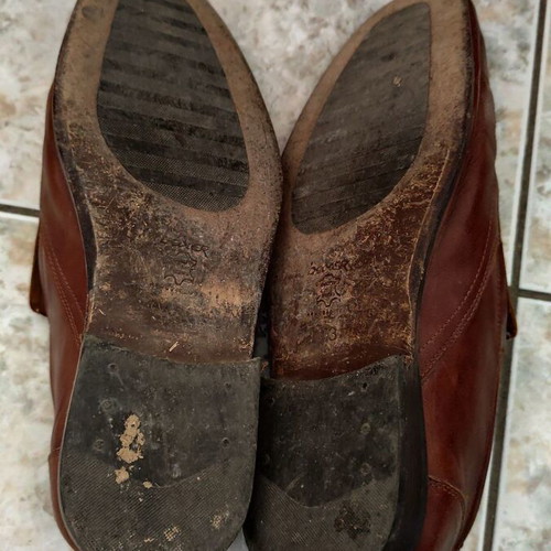 Boxer shoes brown slip-ons like new, size 43