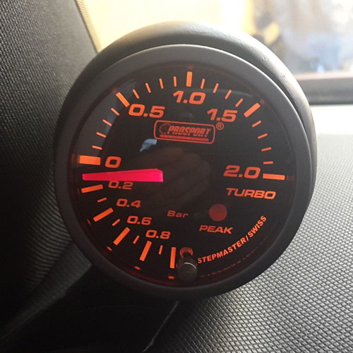 Prosport Barometer Premium Smoke Lens used with Stopmeter