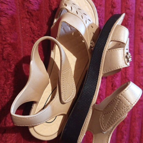 Summer sandals new size 38 beige