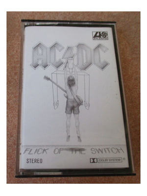 AC/DC Flick of the Switch κασέτα ήχου, Near Mint