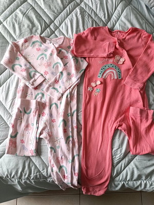Marks & Spencer pajamas like new, set of 2, pink multicolor