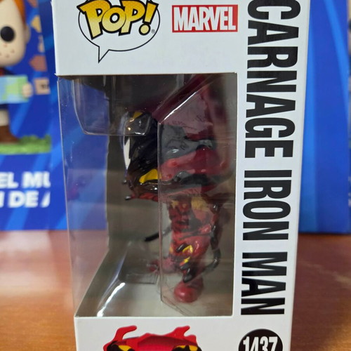 Funko Pop Marvel 1437 Carnage Iron Man figure new