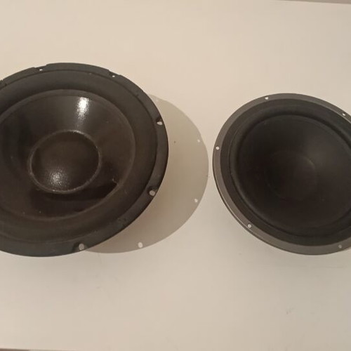 Woofer 10 inch and midwoofer 8 inch like new