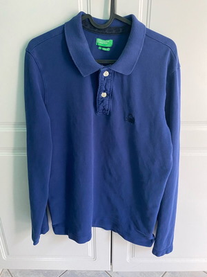Benetton Polo риза размер L като нова, синя