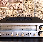  Technics SA-200 radio / Silver Grey / amplifier / Ραδιοενισχυτής μαζι με original operating instructions / 1986 / vintage / Retro