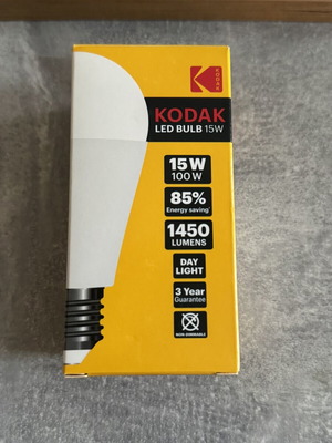 Kodak Led Warm A60 E27 15W bulb new