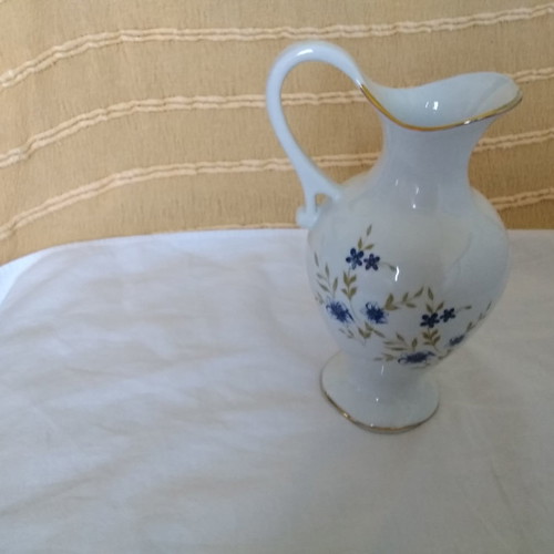 Limoces porcelain jug used with painting 20 cm height