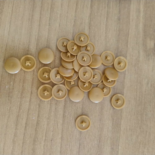 Screw caps size PZ2 brown shade new set