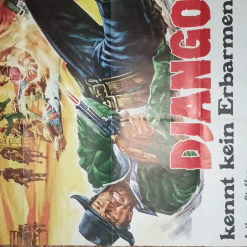 Django poster used, dimensions 90x23