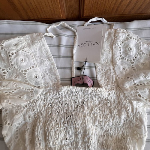 Mallory The Label σετ τοπ με φούστα καινούργιο, άσπρο