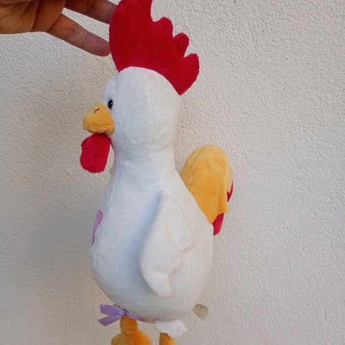 Plush Easter rooster used with hanger