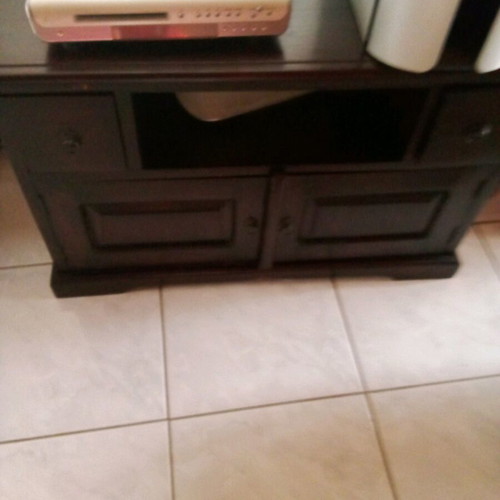 Solid wood drawer chest like new, antique with two small and one large drawer