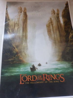 Lord of the Rings 2 promo cards, A4 size
