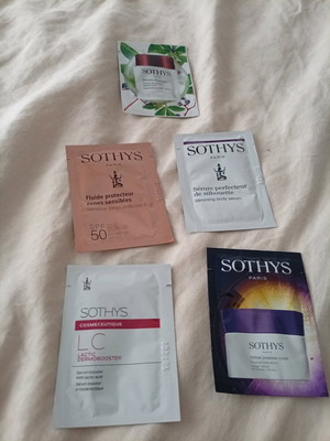 Sothys 5 samples for face and body new