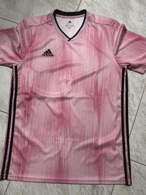 Adidas T-shirt Climalite like new, size L, black and pink