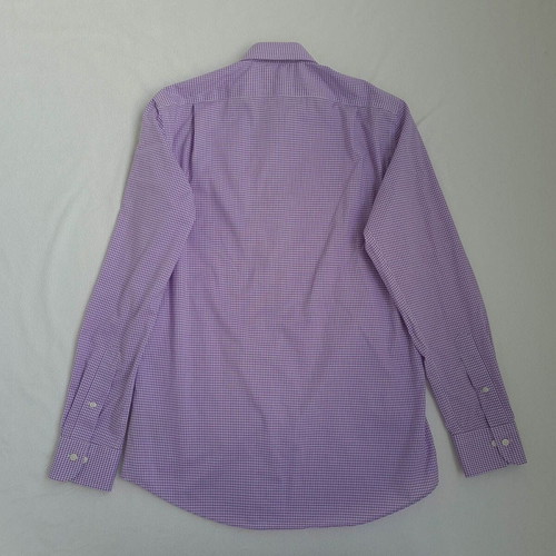 Lauren Ralph Lauren men's dress shirt size 38 15 S/M fitted non iron purple new