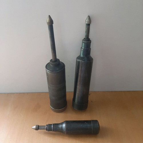 Vintage grease guns from 60-70s like new, set of three