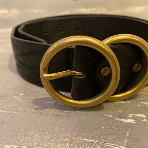 Massimo Dutti leather belt 100 cm like new