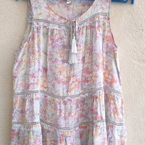 Summer blouse like new, multicolor, size M-L