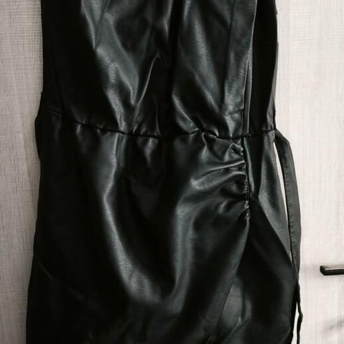 Lynne dress new, size 42, black faux leather