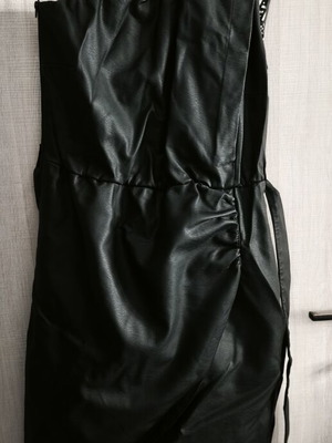 Lynne dress new, size 42, black faux leather