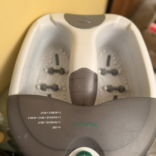 Foot Spa Massager used with adjustable control dial