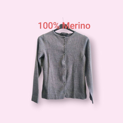 Woolen cardigan gray like new, size XS-S