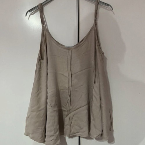 Celestino airy strap blouse like new, size S-M, beige
