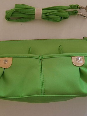 Hunter crossbody bag, green, waterproof, 23x13 cm