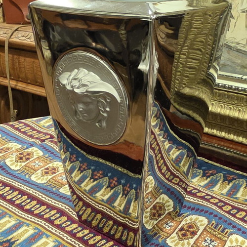Versace x Rosenthal Medusa Platinum decorative vase