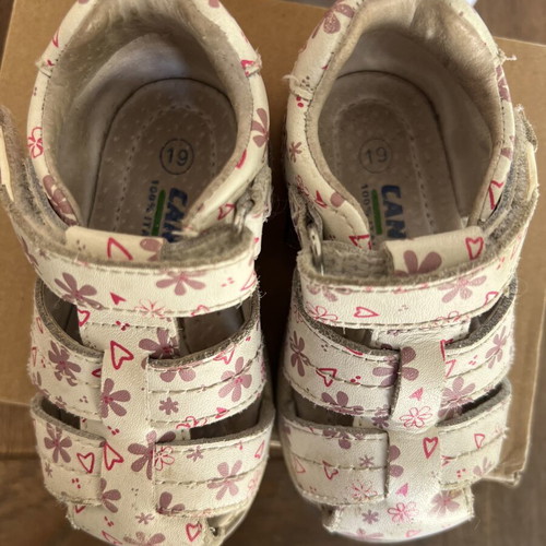 First Step Summer Shoes Size 19 Used, Good Condition
