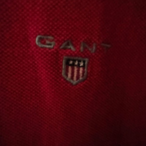 Gant Polo Shirt 2XL Long Sleeve Used Bordeaux Cotton