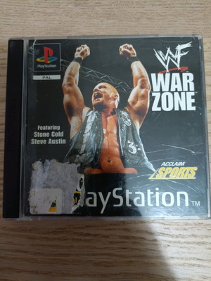 WWF Warzone PS1 μεταχειρισμένο σε καλή κατάσταση