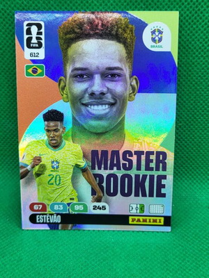 Estevao-612-Master Rookie Panini FIFA World Cup 2026 κάρτα καινούργια