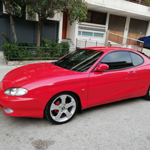 Hyundai Coupe 1.6 FX 1997 like new, manual, red, ABS, A/C