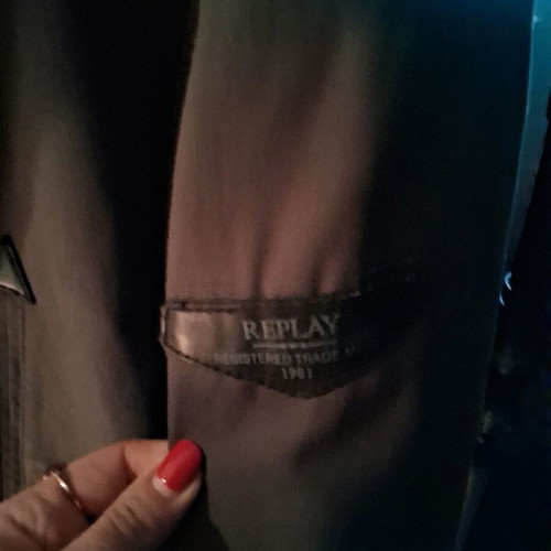 Replay jacket with warm inner fur lining, size XL, like new