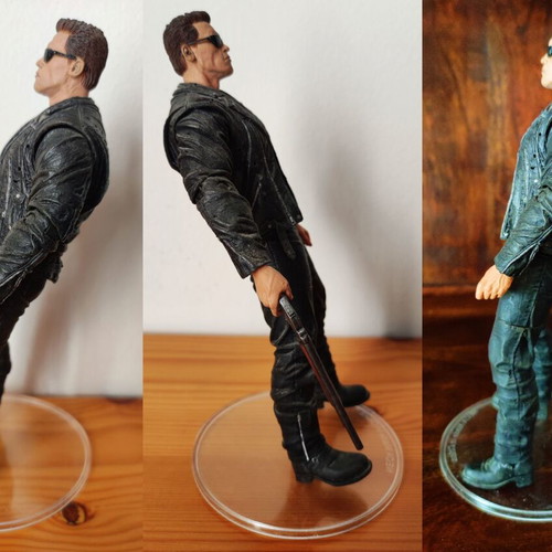 NECA Terminator 2 Judgement Day T-800 (Pescadero Escape) action figure used