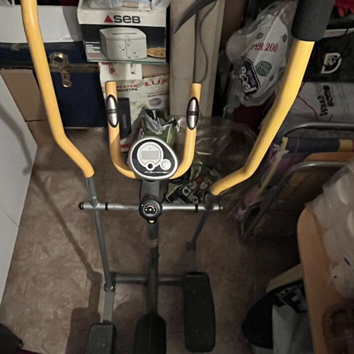 Discover Elliptical Exercise Bike like new with heart rate sensors