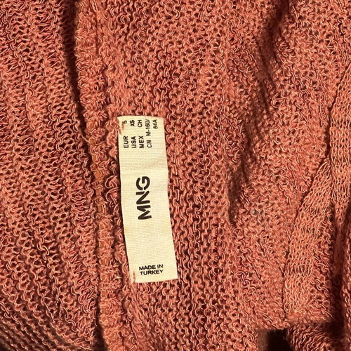 Mango blouse pink like new, size small