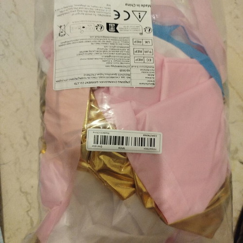 Inflatable unicorn costume like new with blower pump