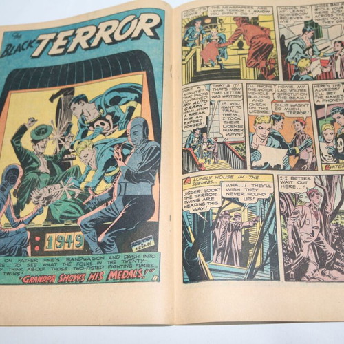 Exciting Comics 66 Mar featuring The Black Terror comic used