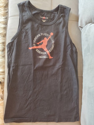 Jordan sleeveless shirt small size like new, grey