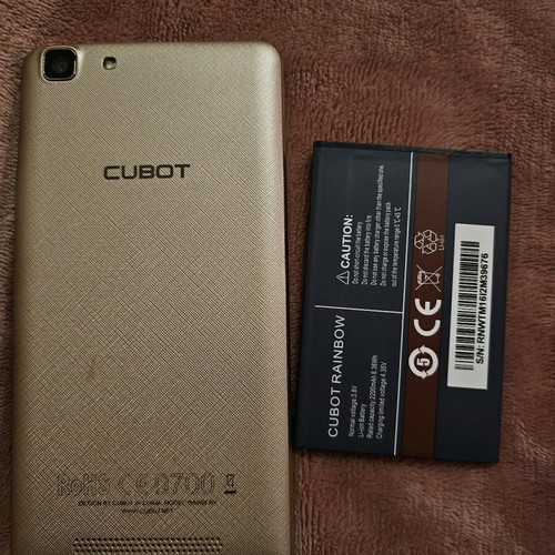 Cubot Smartphone used with second battery, functional but slow