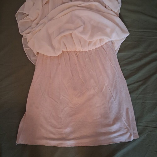 Lynne mini beige dress with lining