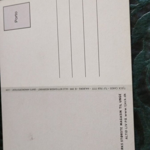 Mariah Carey Miss American Dream promo card used, November 1999